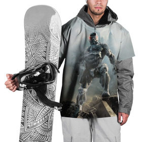 Накидка на куртку 3D с принтом Crysis в Екатеринбурге, 100% полиэстер |  | Тематика изображения на принте: crysis | крайзис | пророк