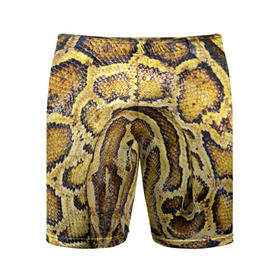 Мужские шорты 3D спортивные с принтом Змея в Екатеринбурге,  |  | snake | анаконда | гадюка | змеиная | змея | кобра | кожа | кожура | удав | уж | червь | червяк | яд
