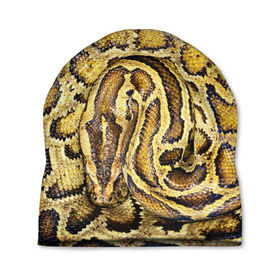 Шапка 3D с принтом Змея в Екатеринбурге, 100% полиэстер | универсальный размер, печать по всей поверхности изделия | snake | анаконда | гадюка | змеиная | змея | кобра | кожа | кожура | удав | уж | червь | червяк | яд