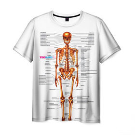 Мужская футболка 3D с принтом Шпаргалки в Екатеринбурге, 100% полиэфир | прямой крой, круглый вырез горловины, длина до линии бедер | Тематика изображения на принте: шпаргалка