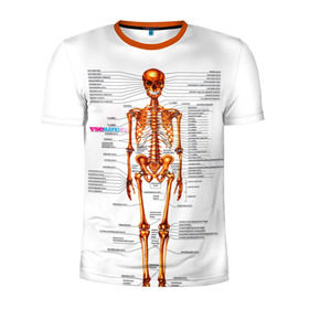Мужская футболка 3D спортивная с принтом Шпаргалки в Екатеринбурге, 100% полиэстер с улучшенными характеристиками | приталенный силуэт, круглая горловина, широкие плечи, сужается к линии бедра | Тематика изображения на принте: шпаргалка