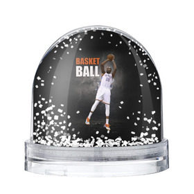 Водяной шар с принтом Basketball в Екатеринбурге, Пластик | Изображение внутри шара печатается на глянцевой фотобумаге с двух сторон | nba | баскетбол | баскетболист | спорт