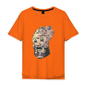 Мужская футболка хлопок Oversize с принтом Giant Dad 2 в Екатеринбурге, 100% хлопок | свободный крой, круглый ворот, “спинка” длиннее передней части | 2 | 3 | casual | daddy | dark souls | ds2 | ds3 | дарк соулс | дс
