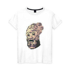 Женская футболка хлопок с принтом Giant Dad 2 в Екатеринбурге, 100% хлопок | прямой крой, круглый вырез горловины, длина до линии бедер, слегка спущенное плечо | 2 | 3 | casual | daddy | dark souls | ds2 | ds3 | дарк соулс | дс