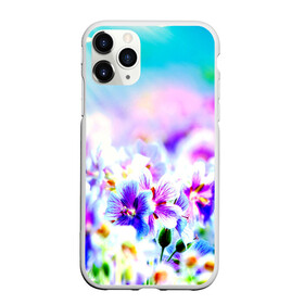 Чехол для iPhone 11 Pro матовый с принтом Цветочное поле в Екатеринбурге, Силикон |  | Тематика изображения на принте: весна | лето | цветочки | цветы