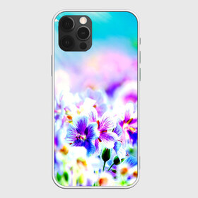 Чехол для iPhone 12 Pro Max с принтом Цветочное поле в Екатеринбурге, Силикон |  | Тематика изображения на принте: весна | лето | цветочки | цветы