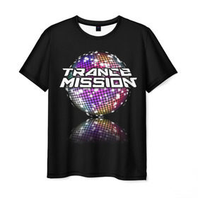 Мужская футболка 3D с принтом Trancemission в Екатеринбурге, 100% полиэфир | прямой крой, круглый вырез горловины, длина до линии бедер | trancemission |   |  trance mission | транс миссия | трансмиссия