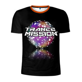Мужская футболка 3D спортивная с принтом Trancemission в Екатеринбурге, 100% полиэстер с улучшенными характеристиками | приталенный силуэт, круглая горловина, широкие плечи, сужается к линии бедра | trancemission |   |  trance mission | транс миссия | трансмиссия