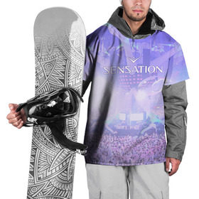 Накидка на куртку 3D с принтом Sensation в Екатеринбурге, 100% полиэстер |  | Тематика изображения на принте: sensation | white |  sensation white | вайт | сенсейшн