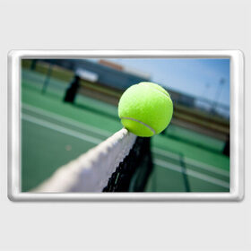Магнит 45*70 с принтом Теннис в Екатеринбурге, Пластик | Размер: 78*52 мм; Размер печати: 70*45 | надаль | тенис