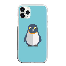 Чехол для iPhone 11 Pro матовый с принтом Пингвин в Екатеринбурге, Силикон |  | зима | море | пингвин | птицы