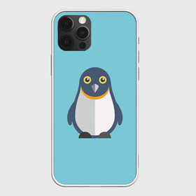 Чехол для iPhone 12 Pro с принтом Пингвин в Екатеринбурге, силикон | область печати: задняя сторона чехла, без боковых панелей | зима | море | пингвин | птицы