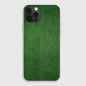 Чехол для iPhone 12 Pro Max с принтом Snake в Екатеринбурге, Силикон |  | зеленый | змея | кожа | текстура