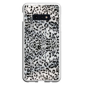 Чехол для Samsung S10E с принтом White Jaguar в Екатеринбурге, Силикон | Область печати: задняя сторона чехла, без боковых панелей | барс | леопард | ягуар