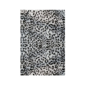 Обложка для паспорта матовая кожа с принтом White Jaguar в Екатеринбурге, натуральная матовая кожа | размер 19,3 х 13,7 см; прозрачные пластиковые крепления | барс | леопард | ягуар