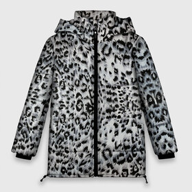 Женская зимняя куртка 3D с принтом White Jaguar в Екатеринбурге, верх — 100% полиэстер; подкладка — 100% полиэстер; утеплитель — 100% полиэстер | длина ниже бедра, силуэт Оверсайз. Есть воротник-стойка, отстегивающийся капюшон и ветрозащитная планка. 

Боковые карманы с листочкой на кнопках и внутренний карман на молнии | Тематика изображения на принте: барс | леопард | ягуар