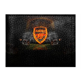 Обложка для студенческого билета с принтом Arsenal FC. Gunners в Екатеринбурге, натуральная кожа | Размер: 11*8 см; Печать на всей внешней стороне | футбол