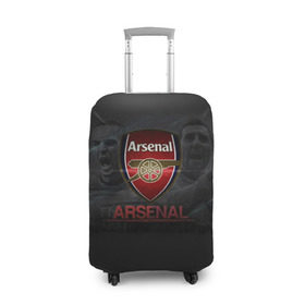 Чехол для чемодана 3D с принтом Arsenal. Fly Emirates в Екатеринбурге, 86% полиэфир, 14% спандекс | двустороннее нанесение принта, прорези для ручек и колес | арсенал