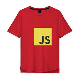 Мужская футболка хлопок Oversize с принтом JS return true, (black) в Екатеринбурге, 100% хлопок | свободный крой, круглый ворот, “спинка” длиннее передней части | javascript | js | программист