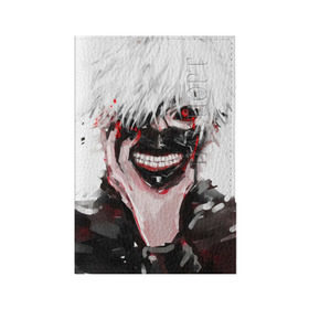 Обложка для паспорта матовая кожа с принтом Tokyo Ghoul в Екатеринбурге, натуральная матовая кожа | размер 19,3 х 13,7 см; прозрачные пластиковые крепления | anime | ghoul | tokyo | tokyo ghoul | гуль