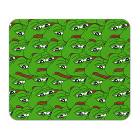 Коврик прямоугольный с принтом Sad frogs в Екатеринбурге, натуральный каучук | размер 230 х 185 мм; запечатка лицевой стороны | frog | грустная | жаба | мем | мемы