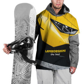Накидка на куртку 3D с принтом Lamborghini the best в Екатеринбурге, 100% полиэстер |  | авто | автомобиль | ламборгини