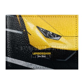Обложка для студенческого билета с принтом Lamborghini the best в Екатеринбурге, натуральная кожа | Размер: 11*8 см; Печать на всей внешней стороне | Тематика изображения на принте: авто | автомобиль | ламборгини