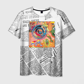 Мужская футболка 3D с принтом Red Hot Chili Peppers 2 в Екатеринбурге, 100% полиэфир | прямой крой, круглый вырез горловины, длина до линии бедер | red hot chili peppers | rhcp | перцы | ред хот чили пепперс | рхчп | рэд