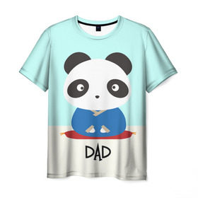 Мужская футболка 3D с принтом Family Look в Екатеринбурге, 100% полиэфир | прямой крой, круглый вырез горловины, длина до линии бедер | 