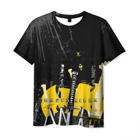 Мужская футболка 3D с принтом Wu-tang clan в Екатеринбурге, 100% полиэфир | прямой крой, круглый вырез горловины, длина до линии бедер | gza | hip hop | rza | wu fam | ву танг клан | хип хоп