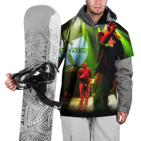 Накидка на куртку 3D с принтом Wu-Tang clan в Екатеринбурге, 100% полиэстер |  | gza | hip hop | rza | wu fam | ву танг клан | хип хоп