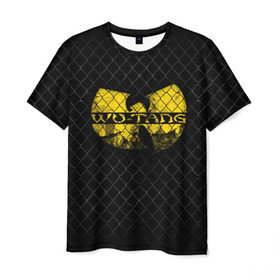 Мужская футболка 3D с принтом Wu-Tang Clan в Екатеринбурге, 100% полиэфир | прямой крой, круглый вырез горловины, длина до линии бедер | wu tang