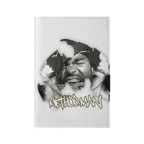 Обложка для паспорта матовая кожа с принтом Wu-tang Clan в Екатеринбурге, натуральная матовая кожа | размер 19,3 х 13,7 см; прозрачные пластиковые крепления | Тематика изображения на принте: methodman