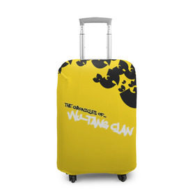 Чехол для чемодана 3D с принтом Wu-Tang Clan в Екатеринбурге, 86% полиэфир, 14% спандекс | двустороннее нанесение принта, прорези для ручек и колес | wu tang