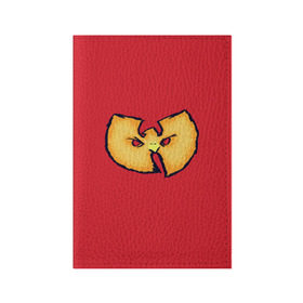 Обложка для паспорта матовая кожа с принтом Wu-tang Clan в Екатеринбурге, натуральная матовая кожа | размер 19,3 х 13,7 см; прозрачные пластиковые крепления | Тематика изображения на принте: wu tang