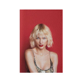 Обложка для паспорта матовая кожа с принтом Taylor Swift в Екатеринбурге, натуральная матовая кожа | размер 19,3 х 13,7 см; прозрачные пластиковые крепления | Тематика изображения на принте: звезда | знаменитость | музыка | певица