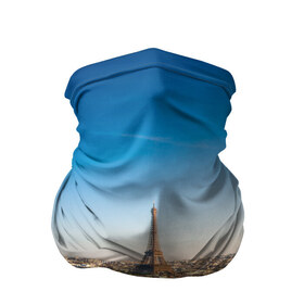 Бандана-труба 3D с принтом Paris в Екатеринбурге, 100% полиэстер, ткань с особыми свойствами — Activecool | плотность 150‒180 г/м2; хорошо тянется, но сохраняет форму | 