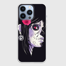 Чехол для iPhone 13 Pro с принтом День мертвецов в Екатеринбурге,  |  | mexi | день мертвых | мексика | мексиканский череп | мертвецов | орнамент | праздник | узоры | цветы