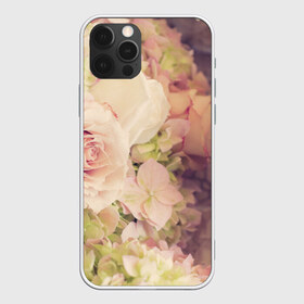 Чехол для iPhone 12 Pro Max с принтом Винтажные розы в Екатеринбурге, Силикон |  | vintage | винтаж | зелень | лето | пионы | розы | узоры | цветы