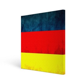 Холст квадратный с принтом Германия в Екатеринбурге, 100% ПВХ |  | европа | триколор | флаг