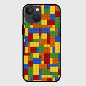 Чехол для iPhone 13 mini с принтом Конструктор лего в Екатеринбурге,  |  | Тематика изображения на принте: lego | кирпичи | конструктор
