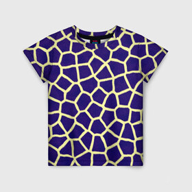 Детская футболка 3D с принтом Giraffe в Екатеринбурге, 100% гипоаллергенный полиэфир | прямой крой, круглый вырез горловины, длина до линии бедер, чуть спущенное плечо, ткань немного тянется | жираф
