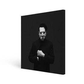 Холст квадратный с принтом Marilyn Manson в Екатеринбурге, 100% ПВХ |  | Тематика изображения на принте: звезда | знаменитость | музыка | мэрилин мэнсон | певец | рокер