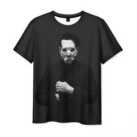 Мужская футболка 3D с принтом Marilyn Manson в Екатеринбурге, 100% полиэфир | прямой крой, круглый вырез горловины, длина до линии бедер | звезда | знаменитость | музыка | мэрилин мэнсон | певец | рокер