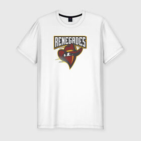 Мужская футболка премиум с принтом cs:go - Renegades team в Екатеринбурге, 92% хлопок, 8% лайкра | приталенный силуэт, круглый вырез ворота, длина до линии бедра, короткий рукав | cs | go | renegades | кс