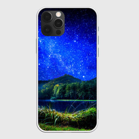 Чехол для iPhone 12 Pro Max с принтом Звездное небо в Екатеринбурге, Силикон |  | Тематика изображения на принте: звезда | небо | ночь | озеро