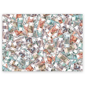 Поздравительная открытка с принтом Куча денег в Екатеринбурге, 100% бумага | плотность бумаги 280 г/м2, матовая, на обратной стороне линовка и место для марки
 | 1000 рублей | деньги | рубли | рубль