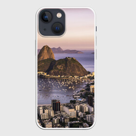 Чехол для iPhone 13 mini с принтом Рио (Бразилия) в Екатеринбурге,  |  | brazil | rio de janeiro | бразилия | жара | каникулы | карнавал | мегаполис | отдых | отпуск | пляж | приключение | путешествие | рио де жанейро | туризм | футбол | южная америка