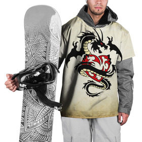 Накидка на куртку 3D с принтом Покоритель сердец в Екатеринбурге, 100% полиэстер |  | Тематика изображения на принте: dragon | дракон | дракоша | змей | когти | крылья | монстр | огонь | пламя | рога | тату | татуировка | трайбл | чешуя | чудовище | шипы