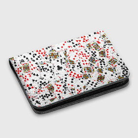 Картхолдер с принтом с принтом Игральные карты в Екатеринбурге, натуральная матовая кожа | размер 7,3 х 10 см; кардхолдер имеет 4 кармана для карт; | 